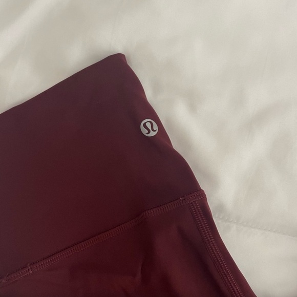 Lululemon Wunder Under Legging Red Merlot High Rise Luxtreme - Picture 3 of 4